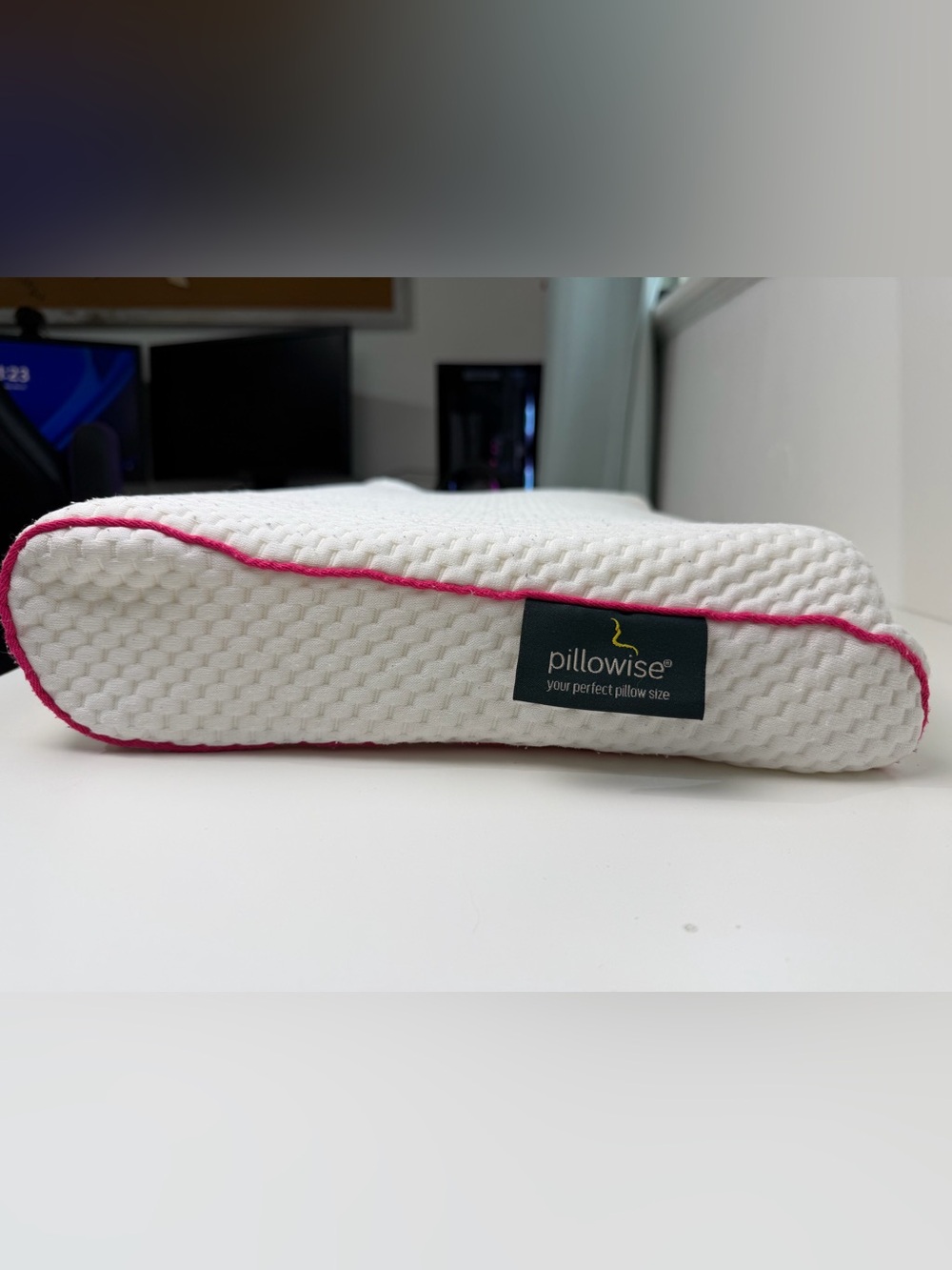 Pillowise Pillow Pink Custom Physiotherapy Pillow 22" x 14" x 3.5" in